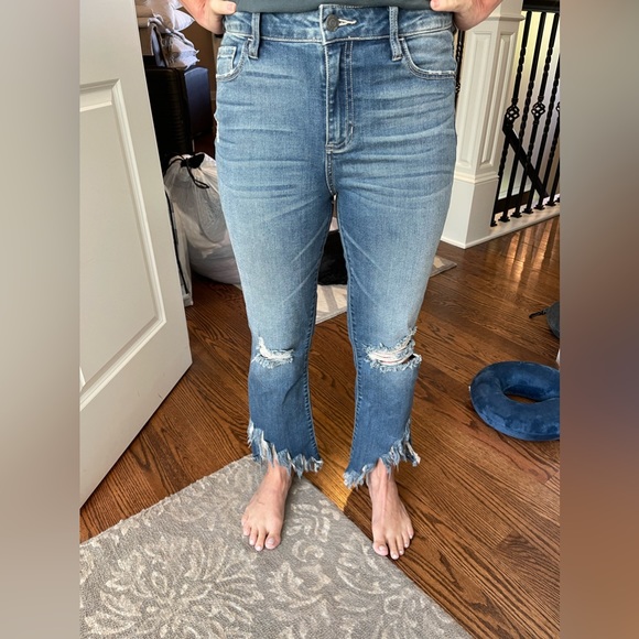 hidden jeans “destroyed” dad style size 28 - Picture 1 of 2